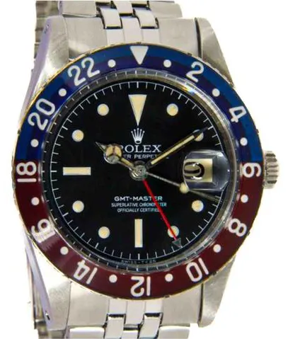 Rolex GMT-Master 6542 38mm Stainless steel Black