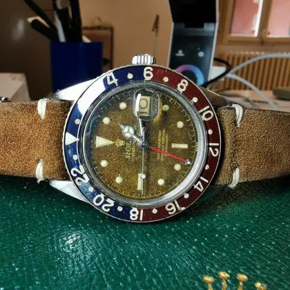 Rolex GMT-Master 6542 38mm Stainless steel Brown