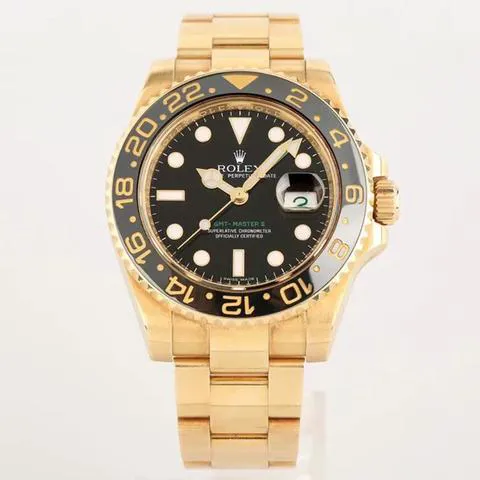 Rolex GMT-Master II 116718LN 40mm Yellow gold Black