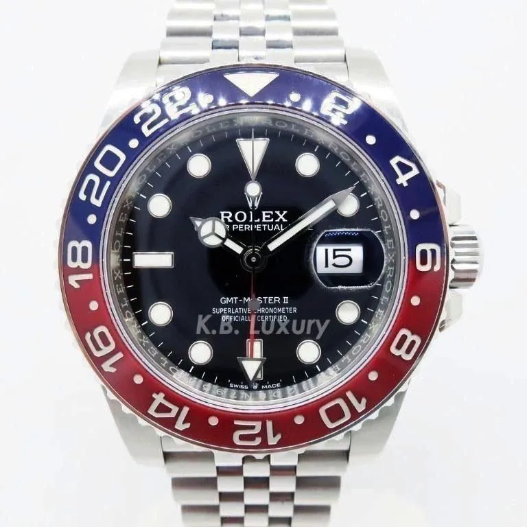 Rolex GMT-Master II 126710BLRO 40mm Stainless steel Black