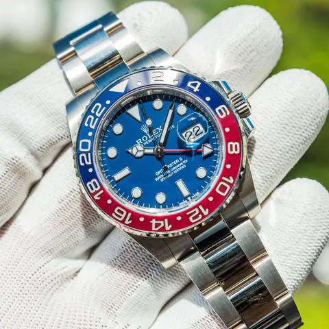 Rolex GMT-Master II 126719BLRO 40mm White gold Blue