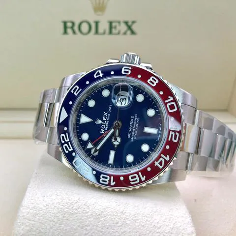 Rolex GMT-Master II 126719BLRO 40mm White gold Blue