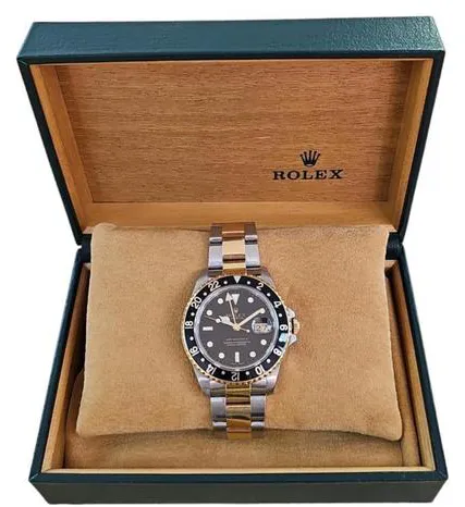 Rolex GMT-Master II 16713 40mm Yellow gold and Stainless steel Black 5