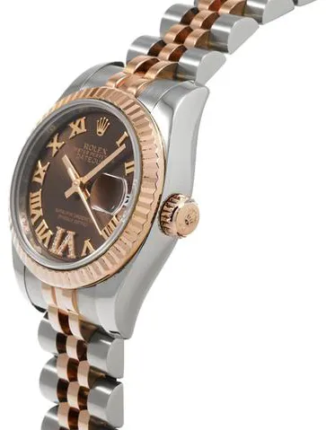 Rolex Lady-Datejust 179171 26mm Stainless steel Brown 1