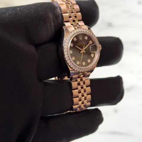 Rolex Lady-Datejust 279135RBR 28mm Rose gold Brown 2