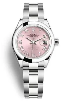 Rolex Lady-Datejust 279160 28mm Stainless steel Rose