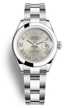 Rolex Lady-Datejust 279160 28mm Stainless steel Silver