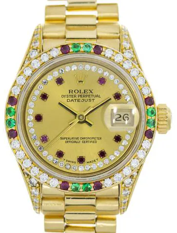 Rolex Lady-Datejust 69038 26mm Yellow gold Gold