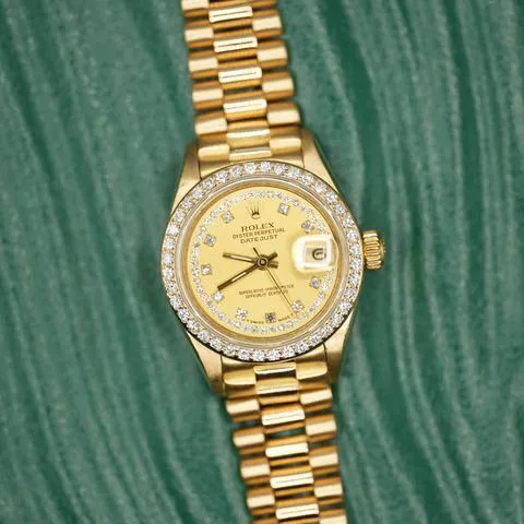 Rolex Lady-Datejust 69138 26mm Yellow gold Champagne 4