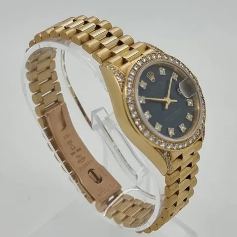 Rolex Lady-Datejust 69158 26mm Yellow gold Blue 6