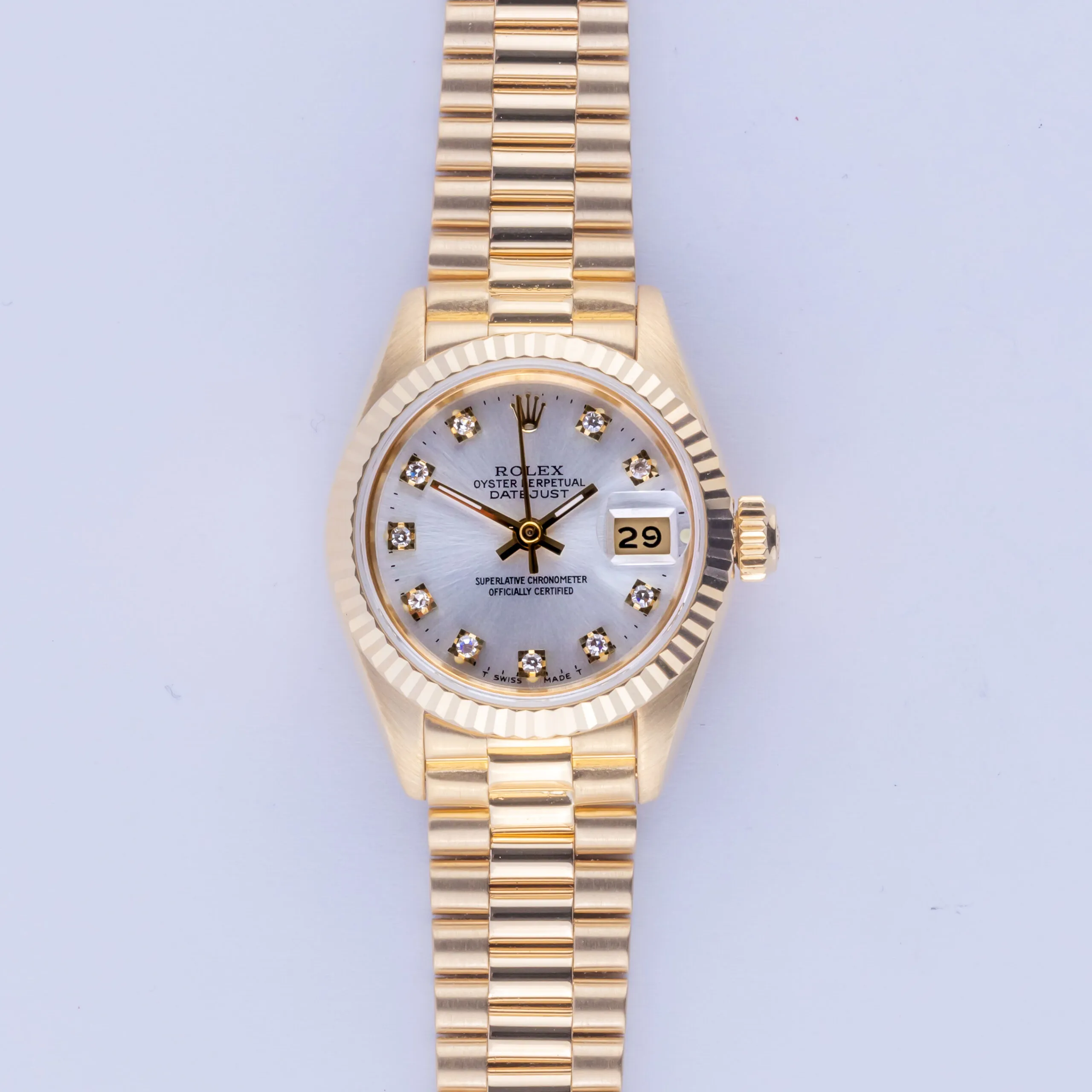 Rolex Lady-Datejust 69178 26mm Yellow gold Aventurine 2