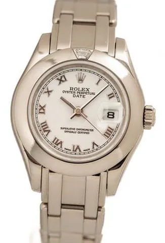 Rolex Lady-Datejust Pearlmaster 80329 29mm White gold White