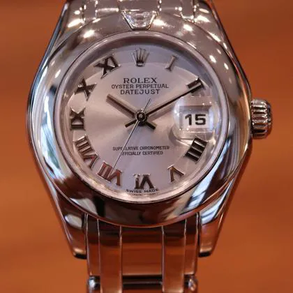 Rolex Lady-Datejust Pearlmaster 80329 White gold