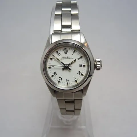 Rolex Oyster Perpetual 26 6718 24mm Steel White