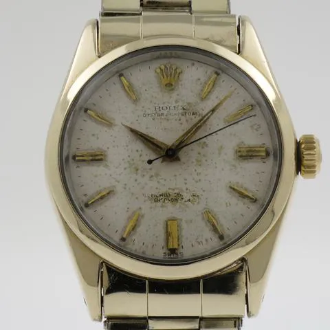 Rolex Oyster Perpetual 34 6634 34mm Gold/steel Silver