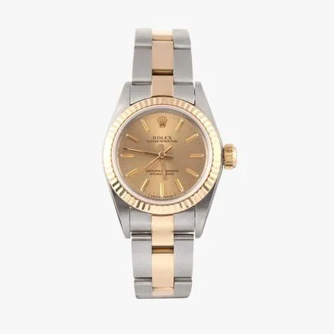 Rolex Oyster Perpetual 67193 26mm Yellow gold and Stainless steel Gold