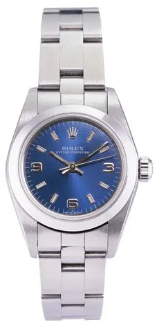 Rolex Oyster Perpetual 76080 24mm Stainless steel Blue