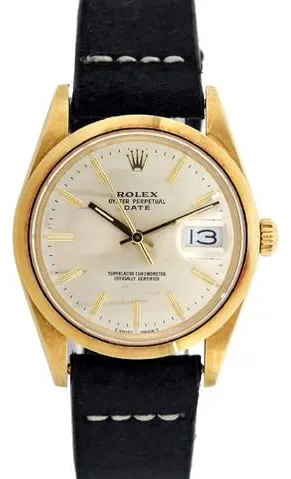 Rolex Oyster Perpetual Date 15008 34mm Yellow gold Gold