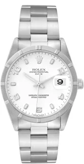 Rolex Oyster Perpetual Date 15210 Stainless steel White