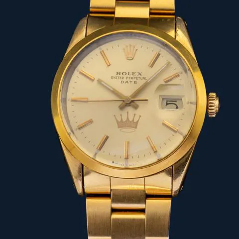 Rolex Oyster Perpetual Date 15505 34mm Yellow gold