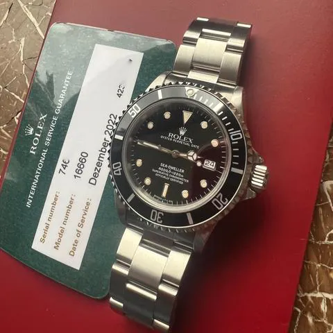 Rolex Sea-Dweller 16660 40mm Stainless steel Black