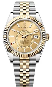 Rolex Sky-Dweller 336933-0002 42mm Yellow gold and Stainless steel Champagne