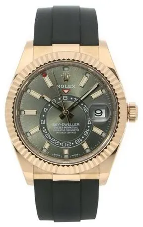 Rolex Sky-Dweller 326235-0006 42mm Yellow gold Gray