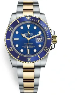 Rolex Submariner 116613LB Yellow gold and Stainless steel Blue