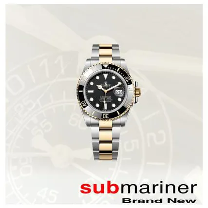 Rolex Submariner 126613LN 41mm Yellow gold and Stainless steel Black