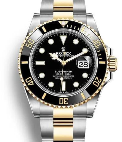 Rolex Submariner 126613LN 41mm Yellow gold and Stainless steel Black