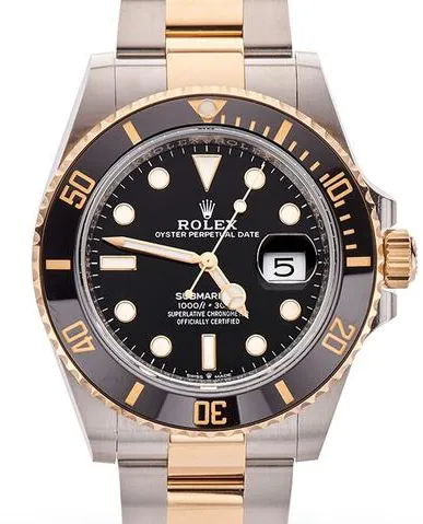 Rolex Submariner 126613LN 41mm Yellow gold and Stainless steel Black