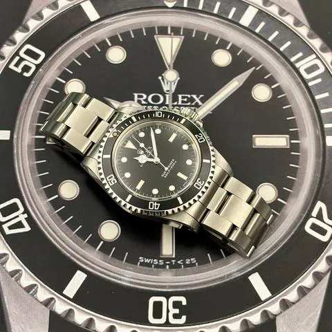 Rolex Submariner 5513 40mm Stainless steel Black