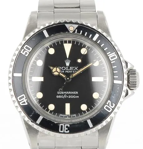 Rolex Submariner 5513 40mm Stainless steel Black