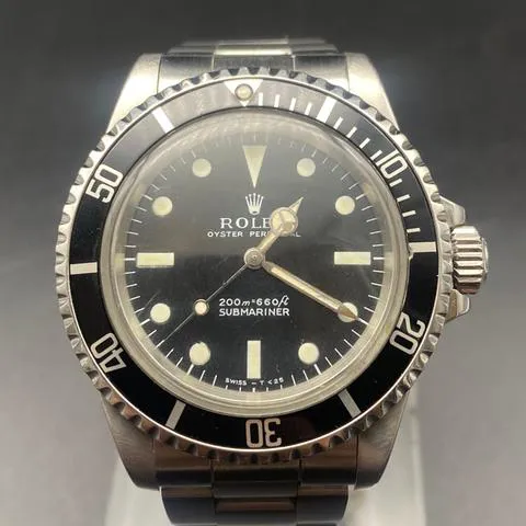 Rolex Submariner 5513 40mm Stainless steel Black