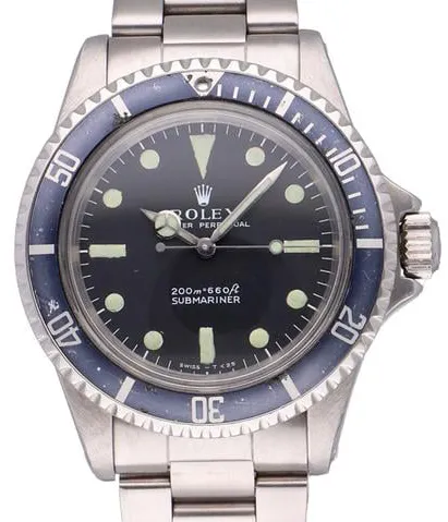 Rolex Submariner 5513 40mm Stainless steel Black