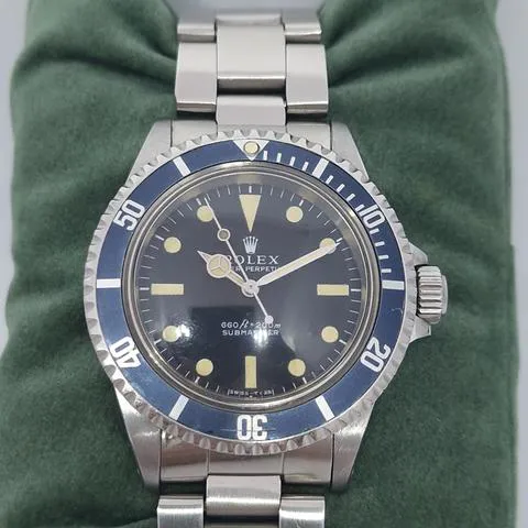 Rolex Submariner 5513 40mm Stainless steel Black