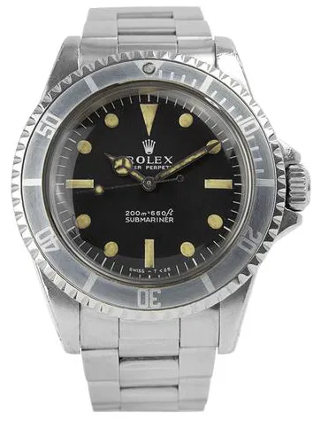 Rolex Submariner 5513 40mm Stainless steel Black