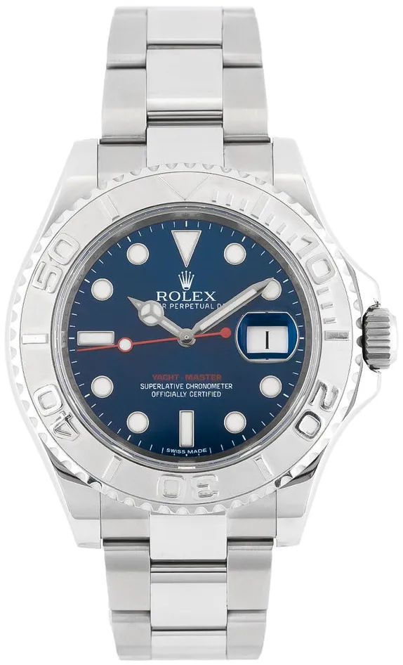 Rolex Yacht-Master 116622 40mm Edelstahl Blau