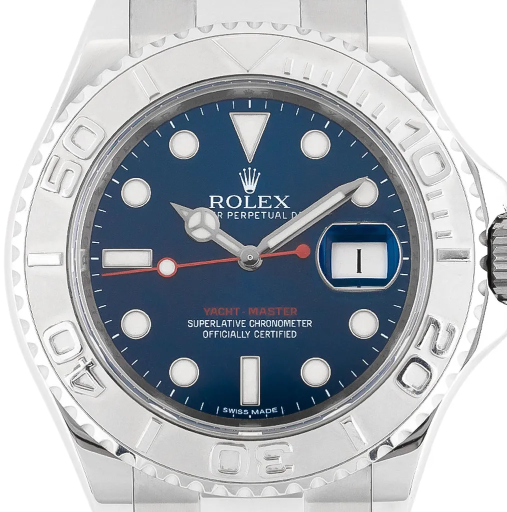 Rolex Yacht-Master 116622 40mm Edelstahl Blau 2