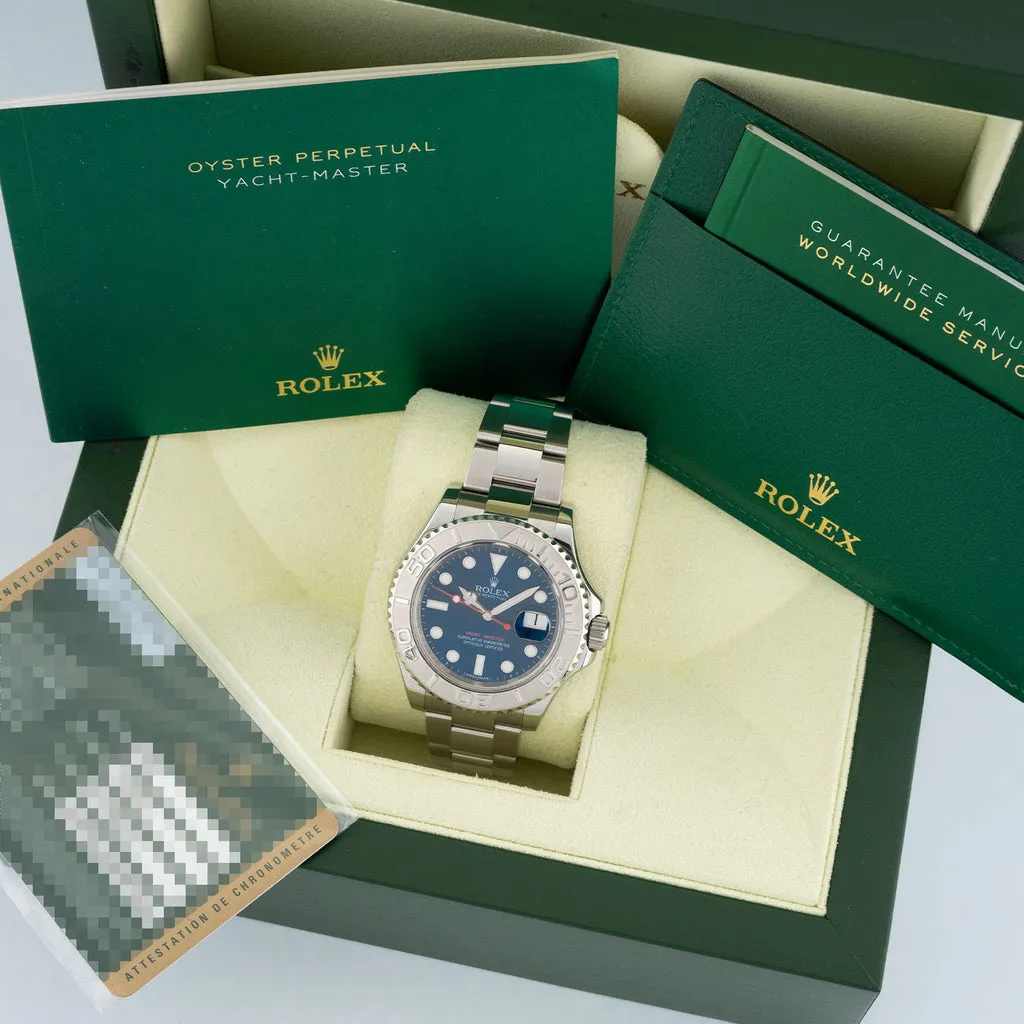 Rolex Yacht-Master 116622 40mm Edelstahl Blau 1