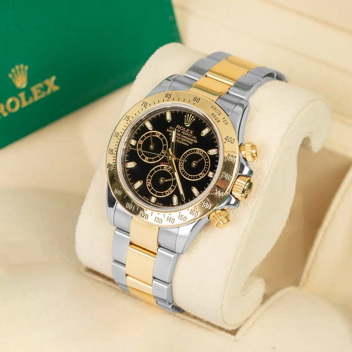 Rolex Daytona 116523-0039 40mm Yellow gold and Stainless steel Black 2