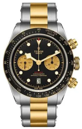 Tudor Black Bay Chrono S&G M79363N-0001 41mm Yellow gold and Stainless steel Black