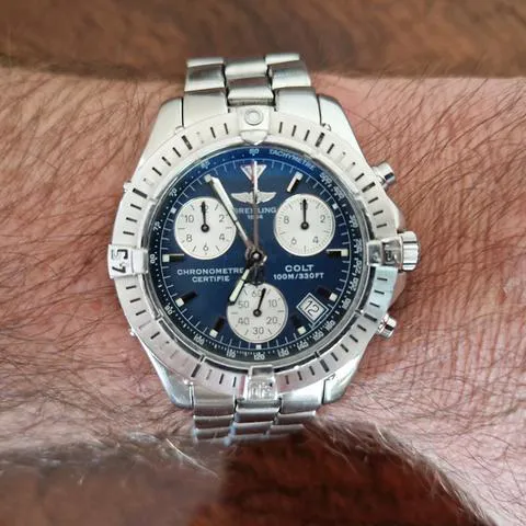 Breitling Colt A73350 38mm Stainless steel Blue