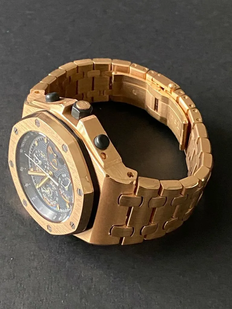 Audemars Piguet Quantiême Perpetual 25854OR.OO.1150OR.01 42mm Rose gold Blue 1