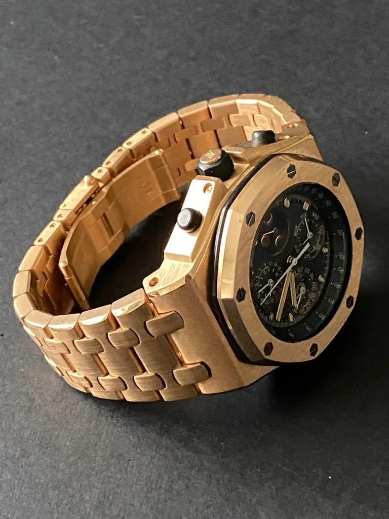 Audemars Piguet Quantiême Perpetual 25854OR.OO.1150OR.01 42mm Rose gold Blue 2