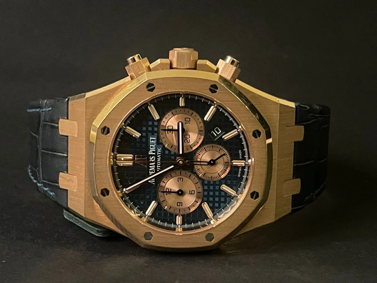 Audemars Piguet Royal Oak 26331OR.OO.D821CR.01 41mm Rose gold Brown