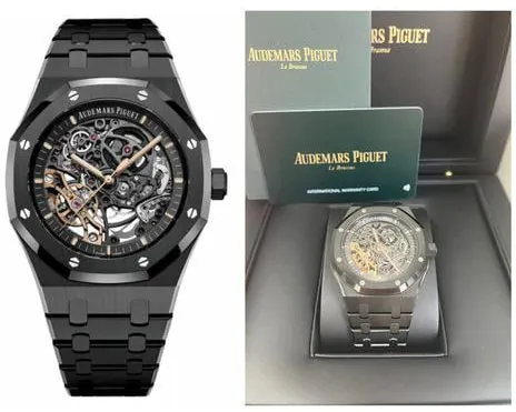 Audemars Piguet Royal Oak 15416CE.OO.1225CE.01 41mm Black ceramic Transparent