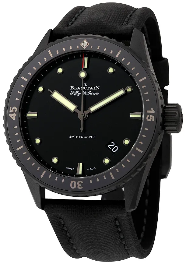 Blancpain Fifty Fathoms 5000-0130-B52A 43mm Ceramic Black