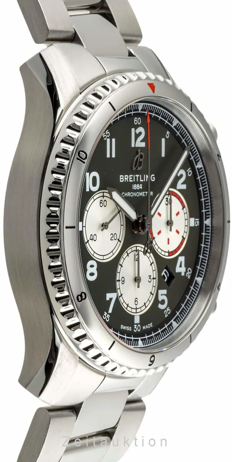 Breitling Aviator 8 AB01192A1L1A1 43mm Stainless steel Green 5