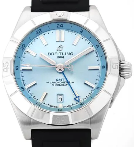 Breitling Chronomat GMT p32398101c1s1 40mm Stainless steel Blue